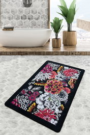Mijölnir Alfombrilla de baño Floreale Djt Multicolor 80 x 100 cm